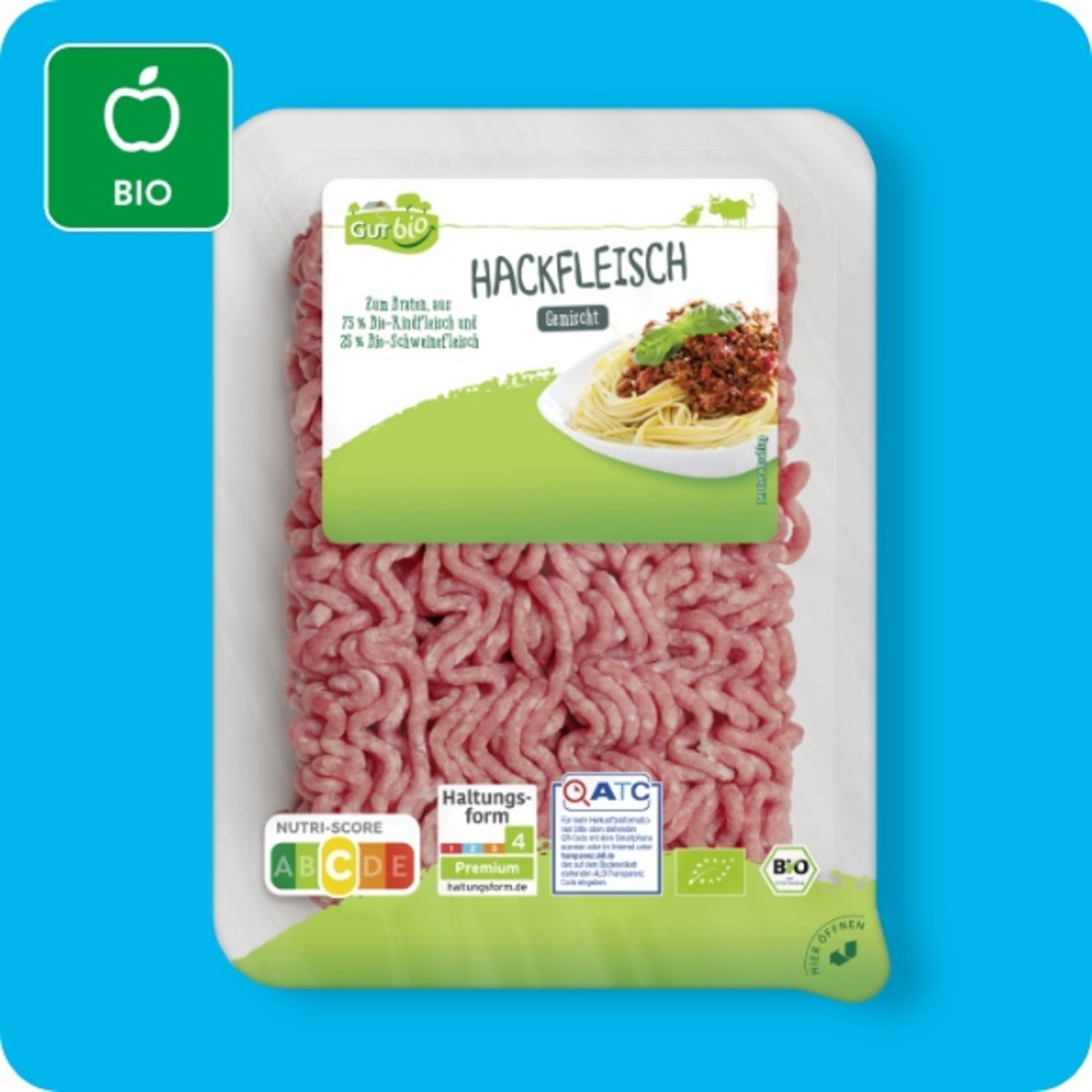 Bild 1 von Bio-Hackfleisch, gemischt