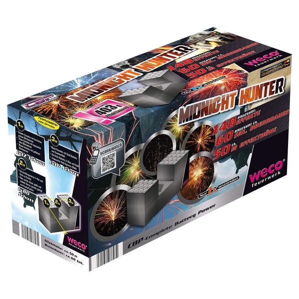 Bild 1 von WECO®  Systemfeuerwerk „Midnight Hunter“