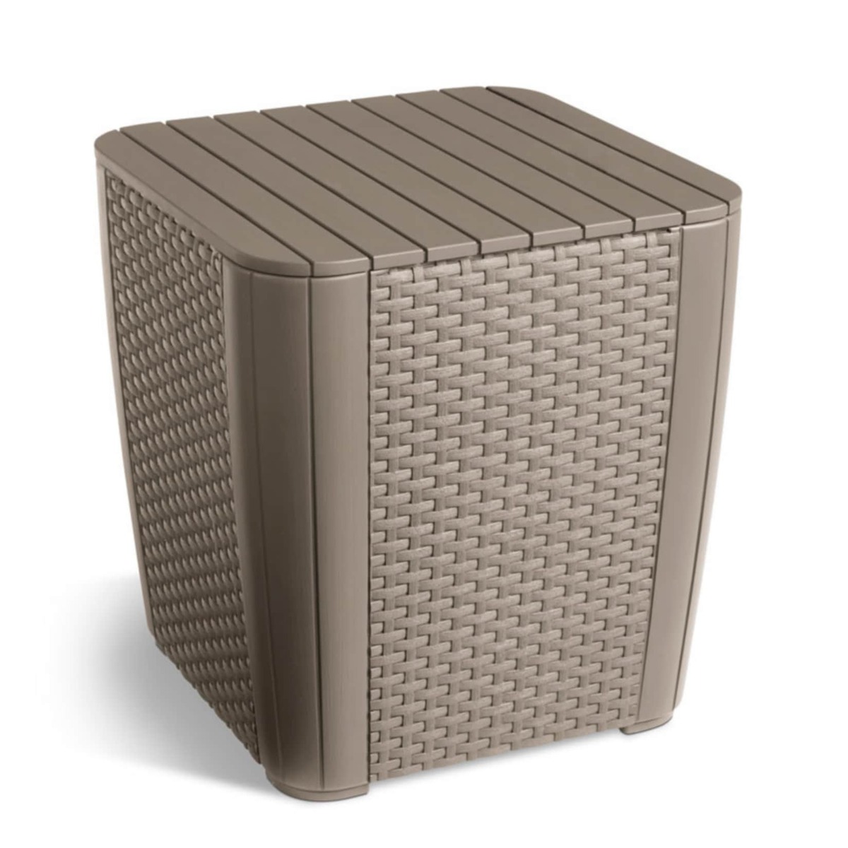 Bild 1 von Allibert Beistelltisch mit Hockerfunktion Luzon   versch. Farben und Materialien