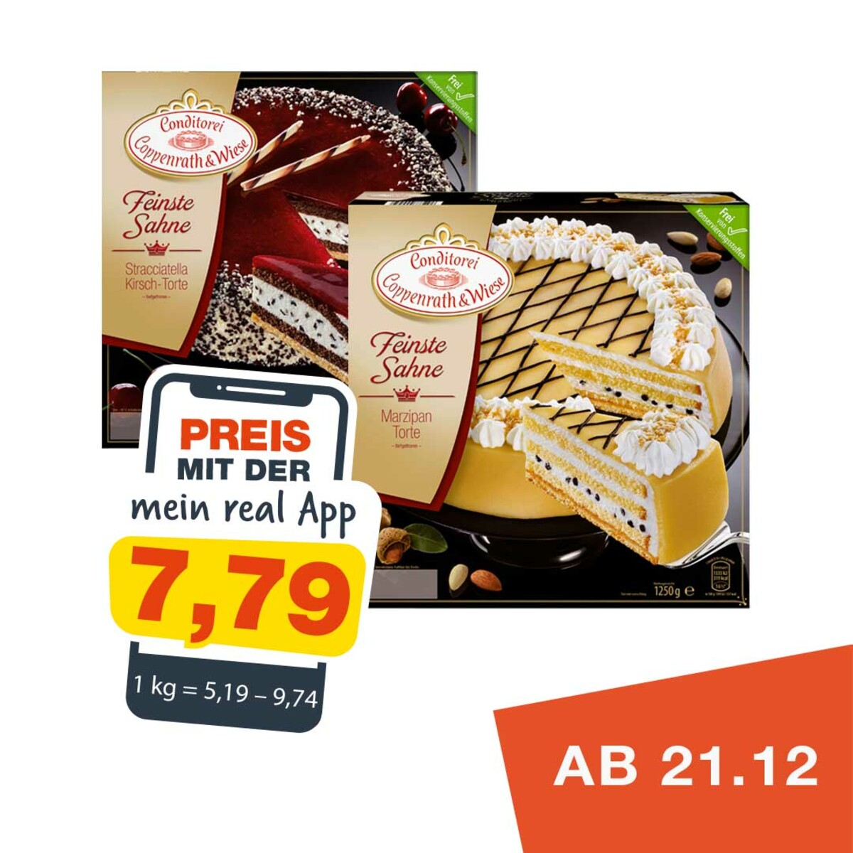 marzipan torte coppenrath und wiese angebot