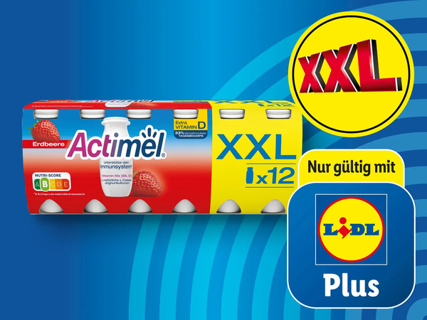 Bild 1 von Danone Actimel XXL, 
         12x 100 g