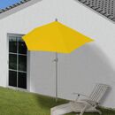 Bild 1 von Sonnenschirm halbrund Lorca, Halbschirm Balkonschirm, UV 50+ Polyester/Alu 3kg ~ 300cm gelb ohne Ständer
