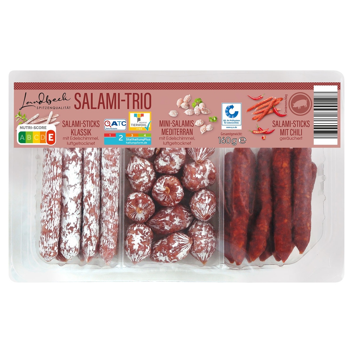 Bild 1 von LANDBECK Salami-Trio 160 g