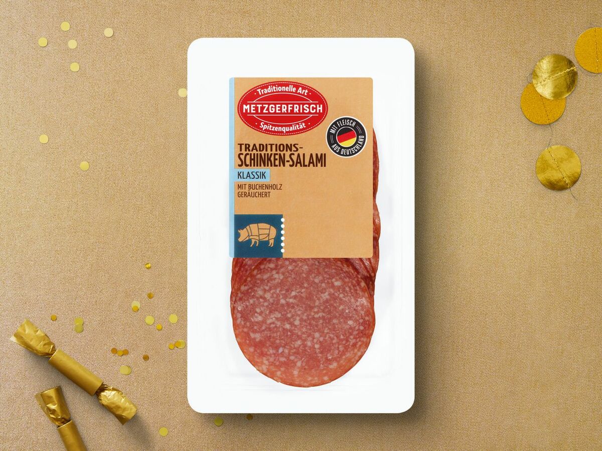 Bild 1 von Metzgerfrisch Traditions-Salami, 
         80 g