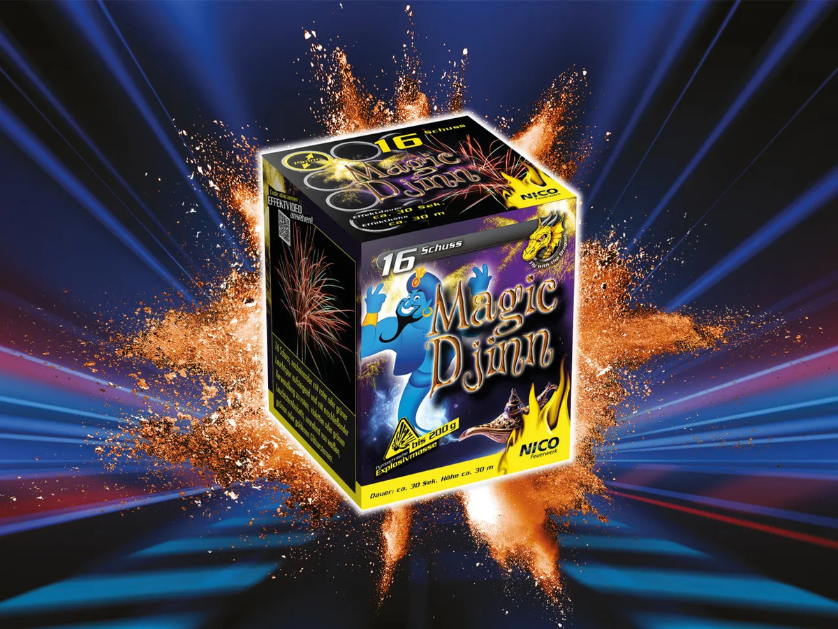 NICO BatterieFeuerwerk „Magic Djinn“, Stück von Lidl ansehen!