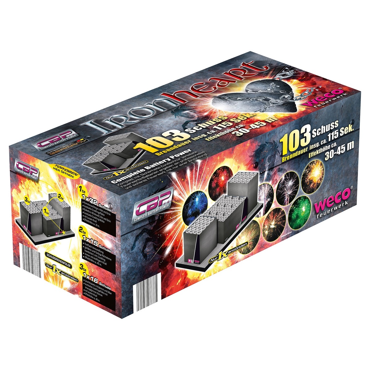 Bild 1 von WECO®  Systemfeuerwerk „Ironheart“
