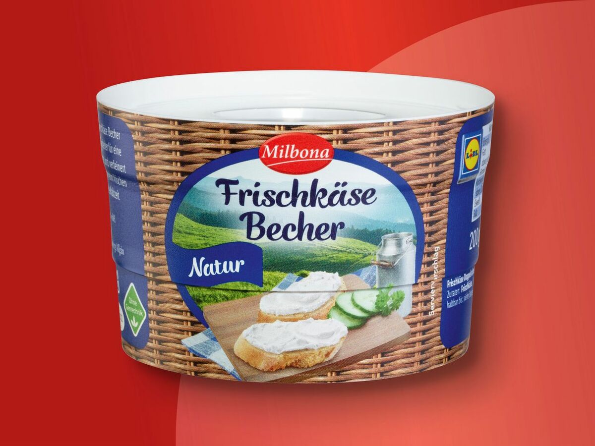Bild 1 von Milbona Frischkäsebecher, 
         200 g