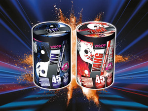 WECO Multi-Color-Fontänen-Batterie „Yin“ oder „Yang“, 
         Stück