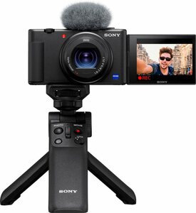 Sony »Vlog-Kamera ZV-1« Kompaktkamera (20,1 MP, Bluetooth, WLAN (WiFi), Selfie Stick GPVPT2BT.SYU)