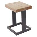 Bild 1 von Sitzhocker MCW-A15, Hocker Fußhocker Holzhocker, Tanne Holz rustikal massiv MVG-zertifiziert 48x36x32cm