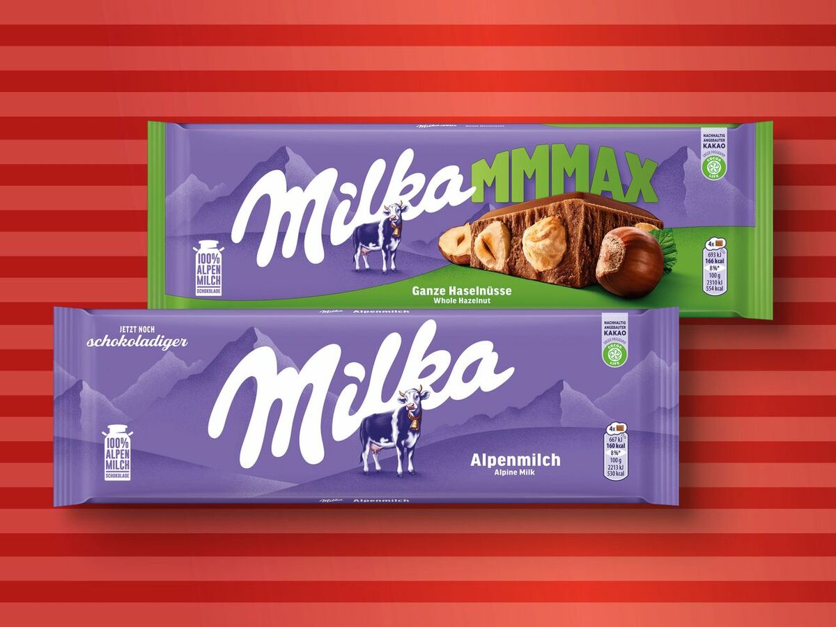 Bild 1 von Milka Schokolade Großtafel, 
         300/280/276/270 g