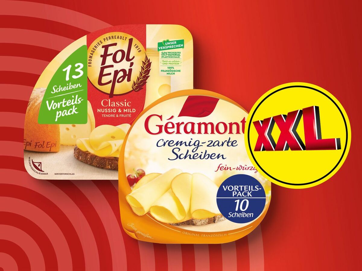 Bild 1 von Géramont/Saint Albray/Giovanni Ferrari Käse XXL, 
         200/235/150 g