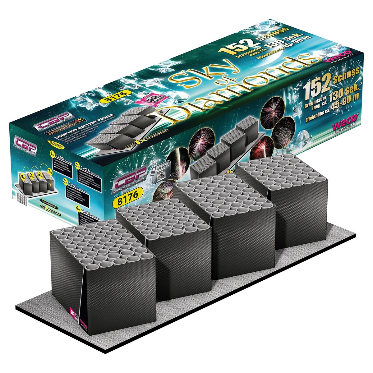 Bild 1 von WECO®  Systemfeuerwerk „Sky of Diamonds“