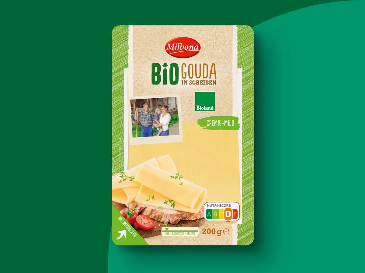 Bild 1 von Bioland Käsescheiben, 
         200 g