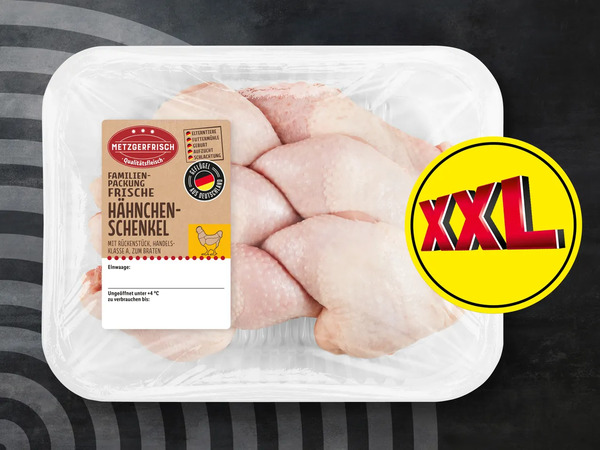 Bild 1 von Metzgerfrisch Frische Hähnchen-Schenkel XXL, 
         2 kg