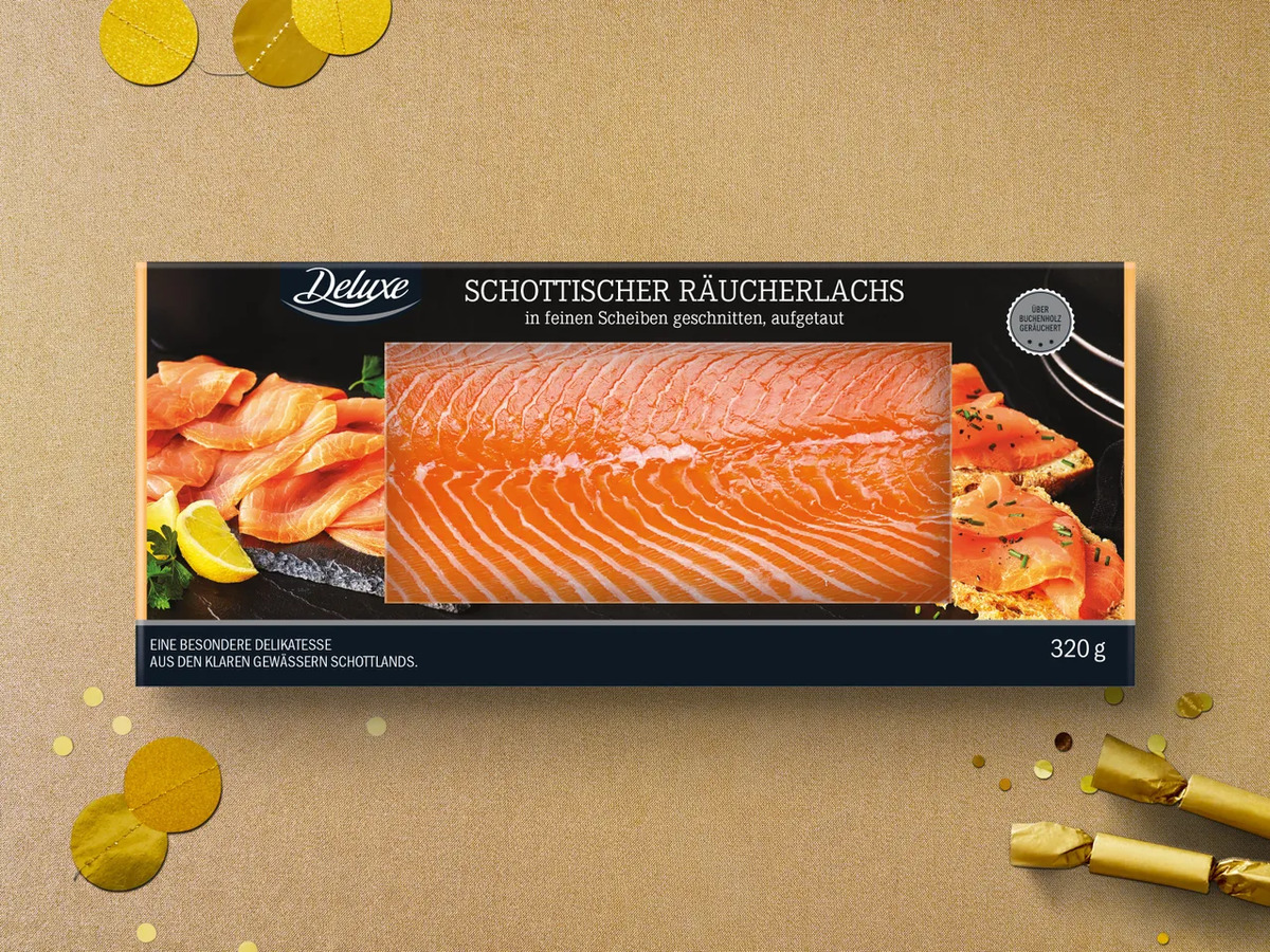 Bild 1 von Deluxe Schottischer Räucherlachs, 
         320 g