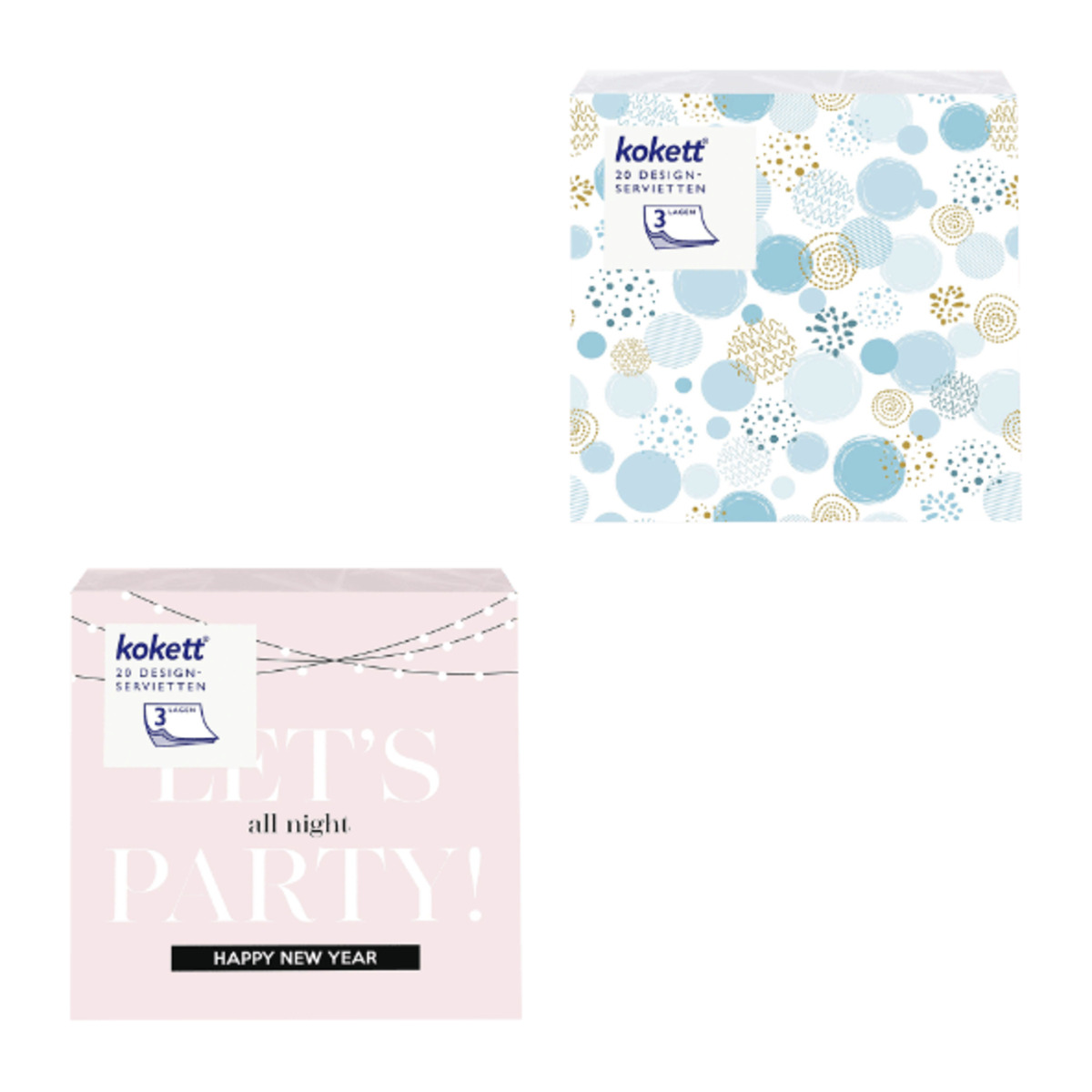 Bild 1 von KOKETT Silvesterservietten