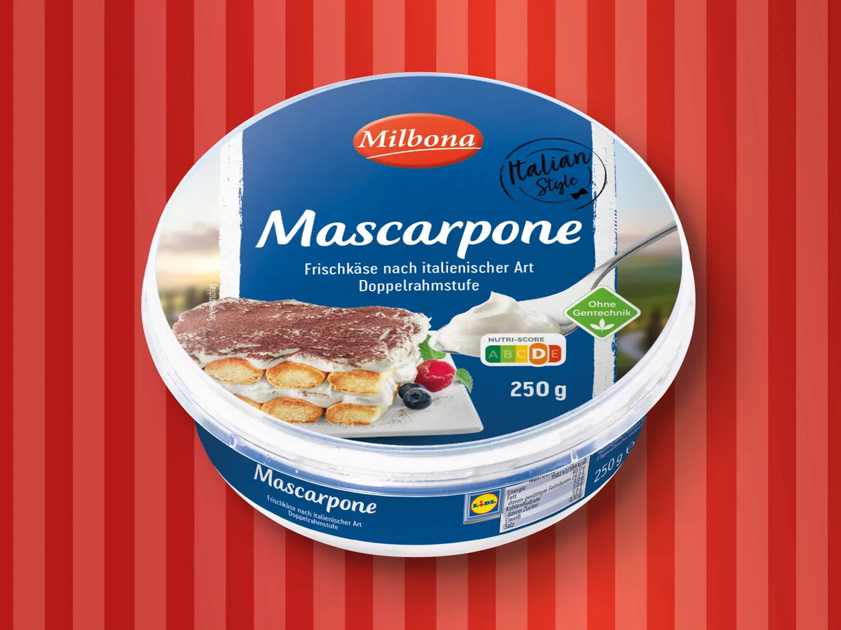 Milbona Mascarpone 250 G Von Lidl Ansehen