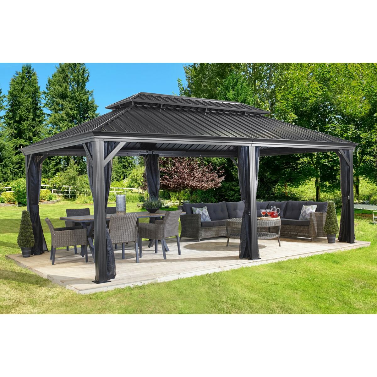 Bild 1 von SOJAG Pavillon Messina, 363 x 598 cm