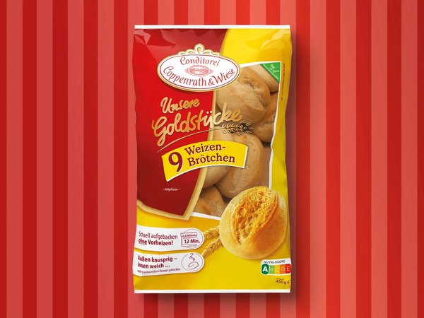 Bild 1 von Conditorei Coppenrath & Wiese Unsere Goldstücke Weizenbrötchen, 
         450/300 g