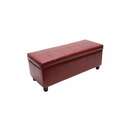 Bild 1 von Sitzbank Arezzo ~ LEDER, 112x45x45cm, rot