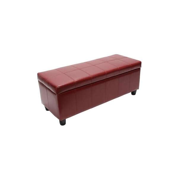 Bild 1 von Sitzbank Arezzo ~ LEDER, 112x45x45cm, rot