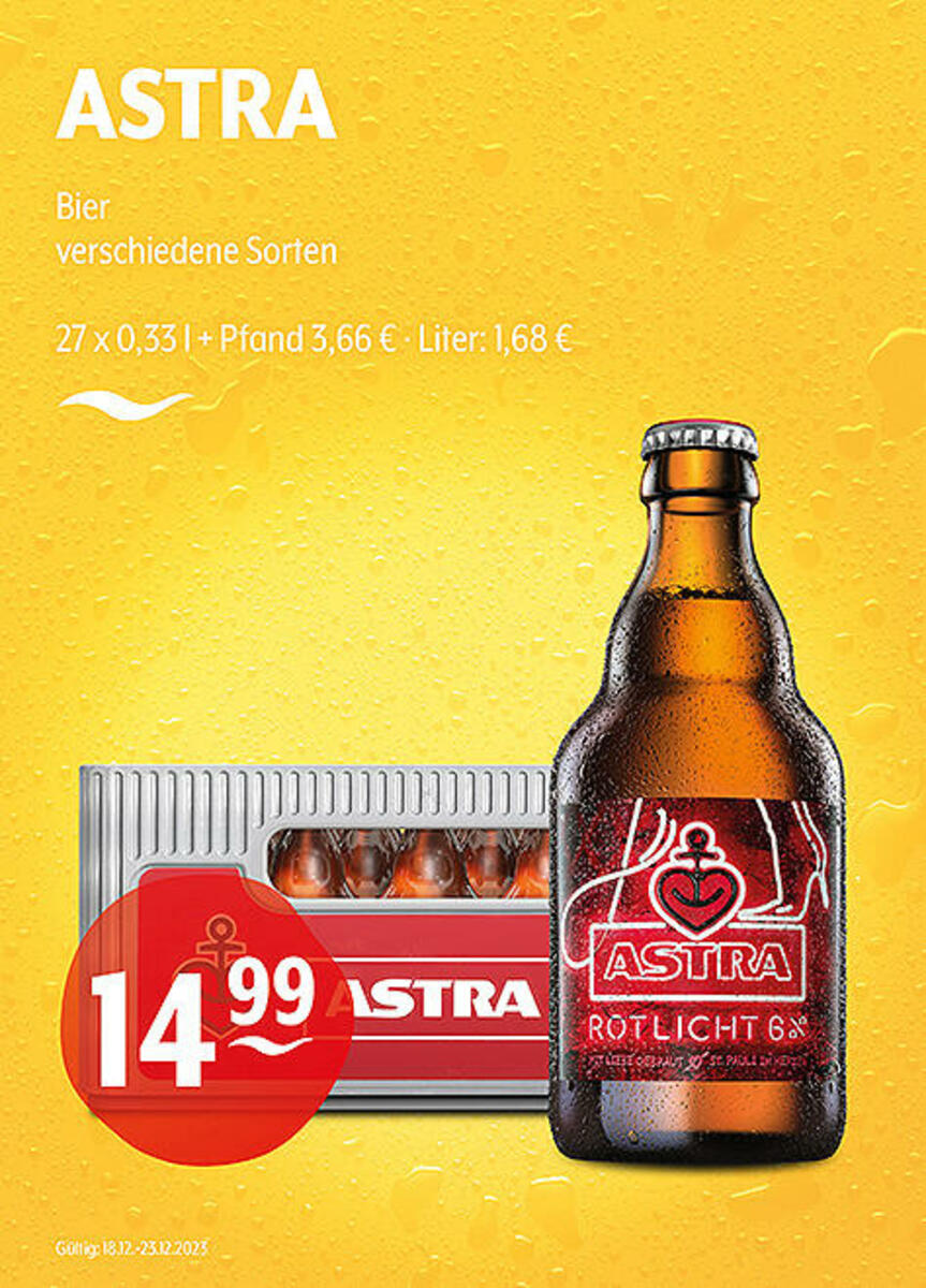 Bild 1 von ASTRA Bier
verschiedene Sorten