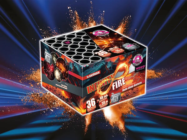 Bild 1 von WECO Multi-Effekt-Batterie „Infinity Fire“, 
         Stück