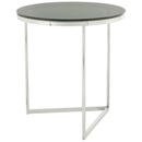 Bild 1 von Mid.you Beistelltisch, Schwarz, Silber, Metall, Glas, rund, 55x50x50 cm, Wohnzimmer, Wohnzimmertische, Beistelltische