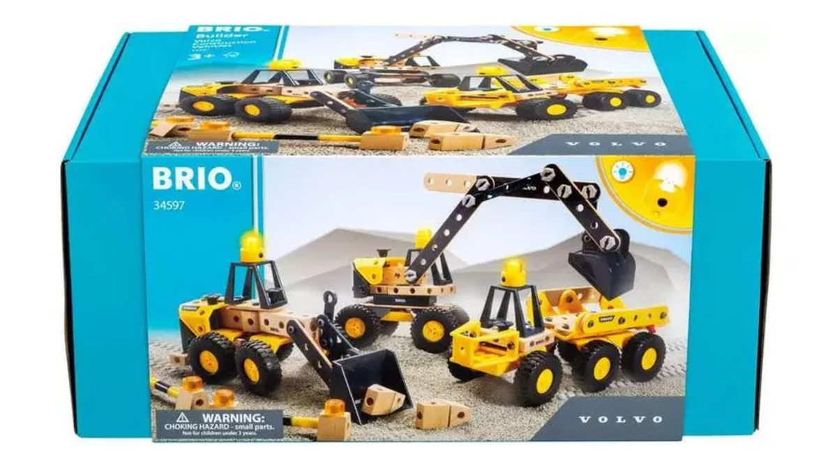 Bild 1 von BRIO Builder Großes Volvo Baufahrzeuge-Set