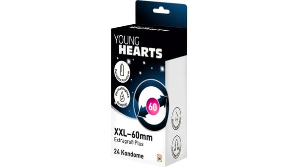 Bild 1 von YOUNG HEARTS Kondome XXL