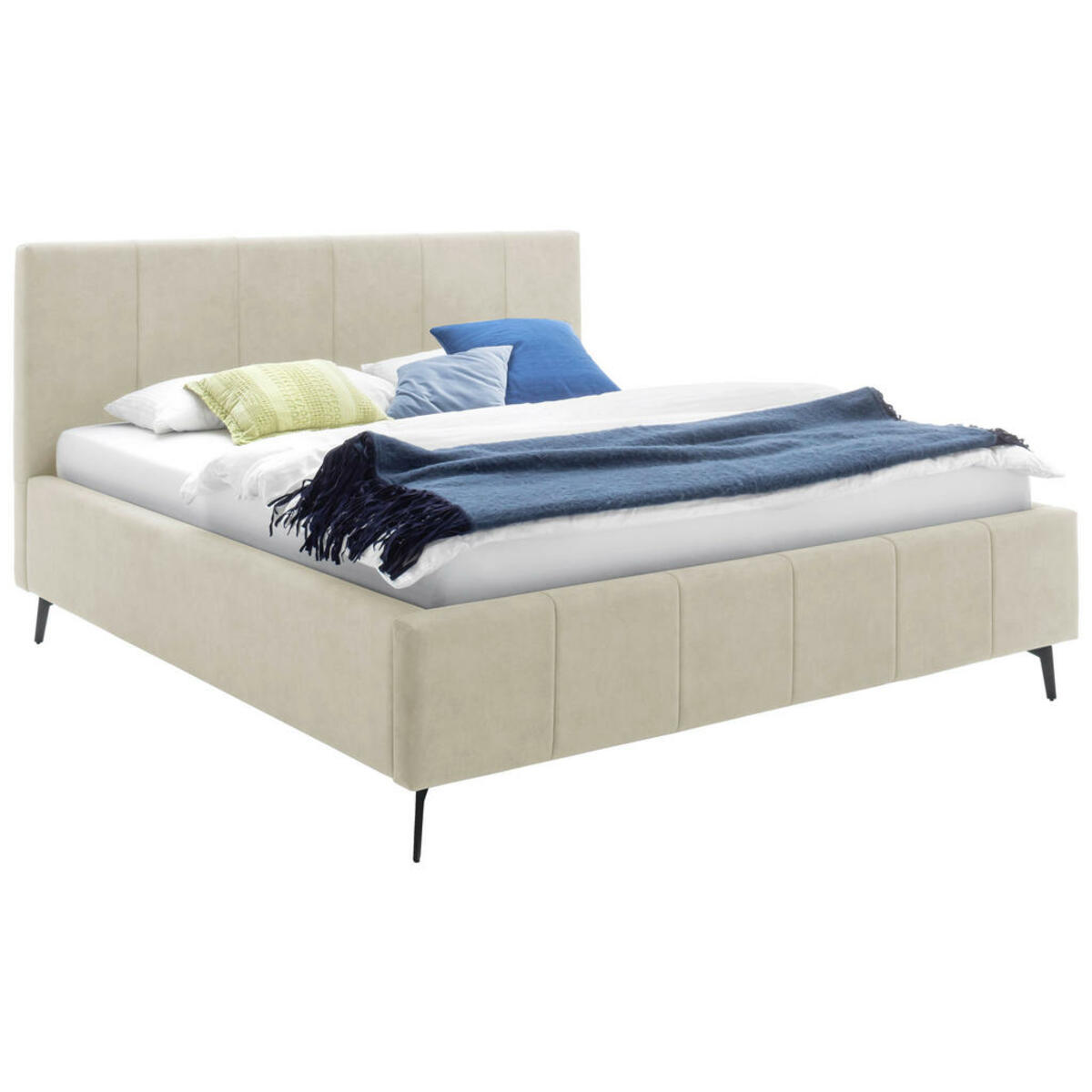 Bild 1 von Boxxx Polsterbett, Beige, Holz, Birke, Buche, massiv, 180x200 cm, Reach, Bettkasten, Lattenrost, Stoffauswahl, in verschiedenen Größen erhältlich,individuelle Liegehärteeinstellung, verstellbar,