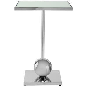 Mid.you Beistelltisch, Silber, Metall, 42x62x42 cm, Wohnzimmer, Wohnzimmertische, Beistelltische