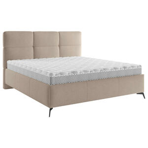 Boxxx Polsterbett, Hellbraun, Metall, Holz, Buche, 160x200 cm, Bettkasten, gepolstertes Kopfteil, Stoffauswahl, in verschiedenen Größen erhältlich,alternative erhältlich, Schlafzimmer, Betten, Po