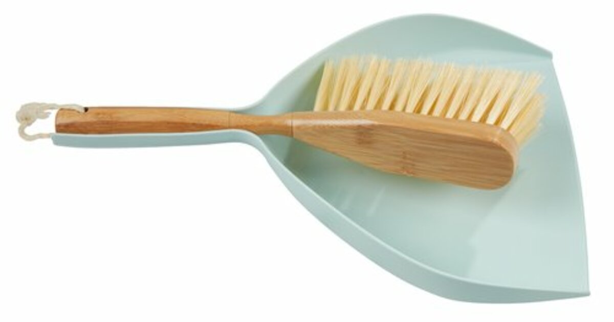 Bild 2 von Kehrschaufel und Besen MILO mit Bambusgriff