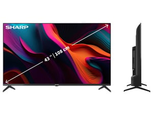 Sharp »43GL4160E« 43 Zoll 4K ULTRA HD Smart-TV, Google TV