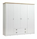 Bild 1 von Kleiderschrank MARKSKEL 212x210 weiß/eiche