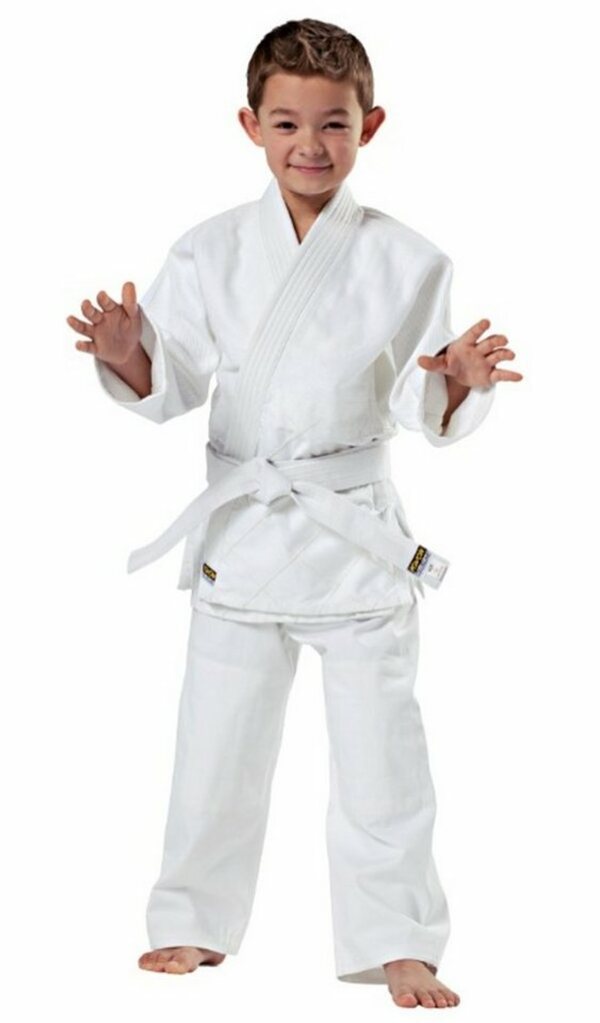 Bild 1 von KWON Judoanzug »Randori Judo Anzug mit Gürtel Hose und Jacke Club Line« (Komplett, 3-Teilig), Kinder, Erwachsene, Größen: 120 - 200 cm, weiß, 8,5 OZ, Jiu Jitsu, Ju Jutsu