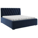 Bild 1 von Boxxx Polsterbett, Blau, Holz, Metall, Buche, 160x200 cm, Bettkasten, gepolstertes Kopfteil, Stoffauswahl, in verschiedenen Größen erhältlich,alternative erhältlich, Schlafzimmer, Betten, Polster