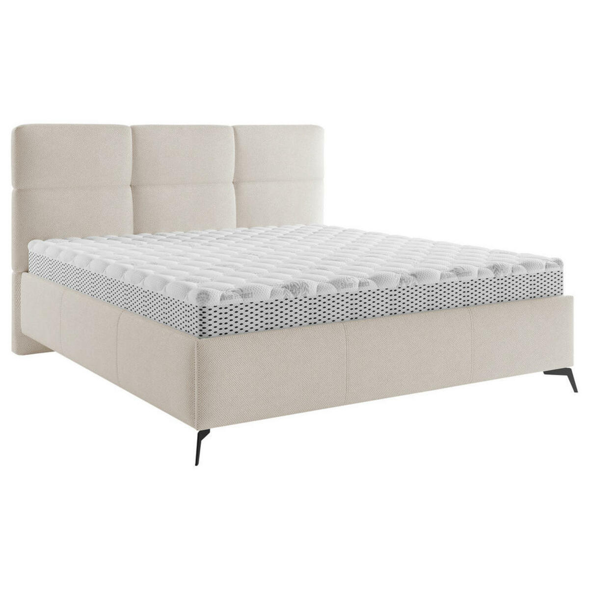 Bild 1 von Boxxx Polsterbett, Beige, Holz, Metall, Buche, 180x200 cm, Bettkasten, gepolstertes Kopfteil, in verschiedenen Größen erhältlich, Stoffauswahl,alternative erhältlich, Schlafzimmer, Betten, Polste