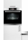 Bild 1 von BOSCH Dampfbackofen Serie 8 HSG636B, mit Teleskopauszug nachrüstbar, ecoClean Direct, mit Auftaufunktion