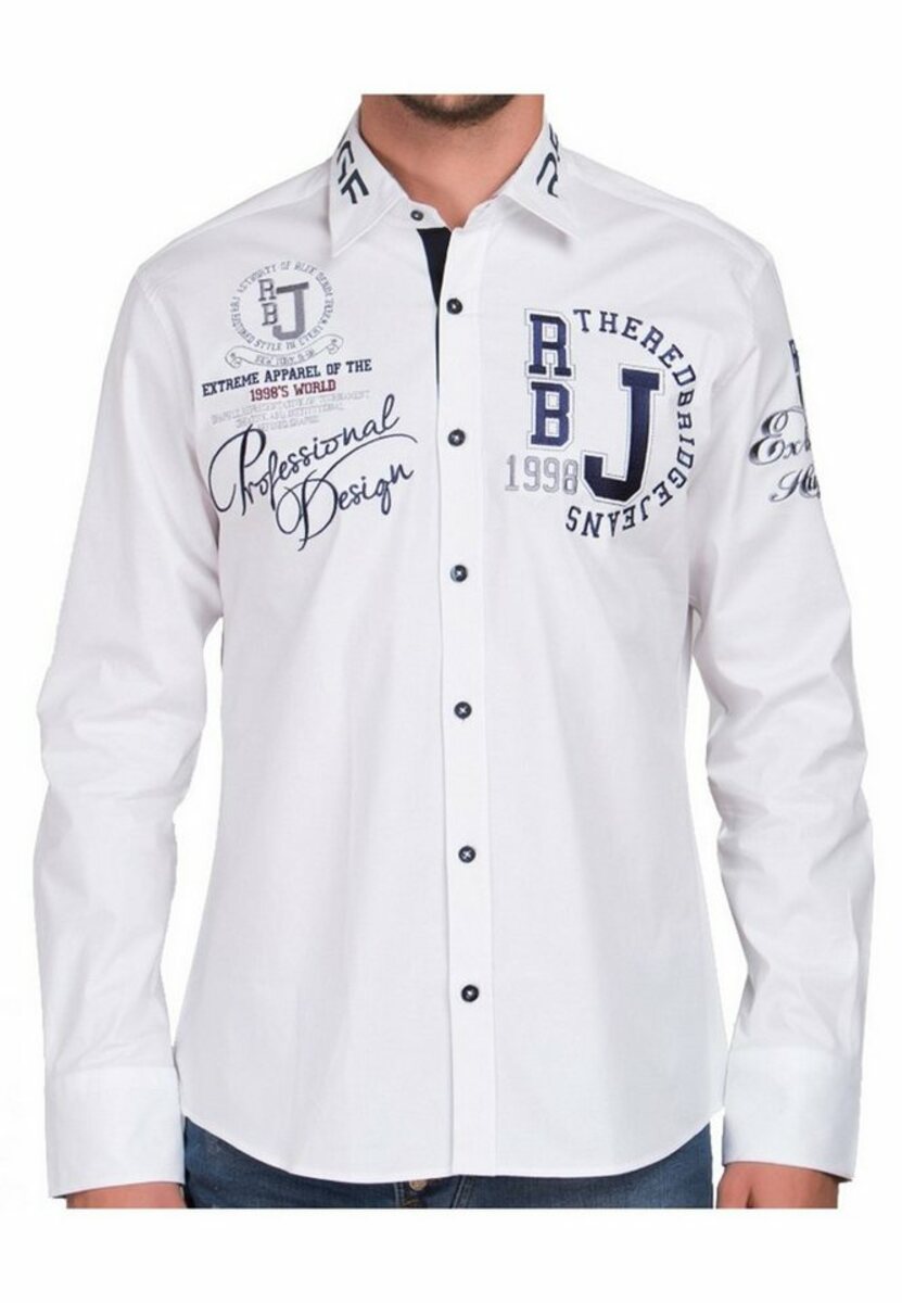 Bild 1 von RedBridge Langarmhemd Hialeah mit Big Print & Patches