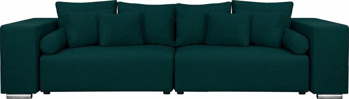 Bild 1 von INOSIGN Big-Sofa Aliya, incl. Bettfunktion und Bettkasten, Breite 290 cm,incl. Zierkissen, Blau