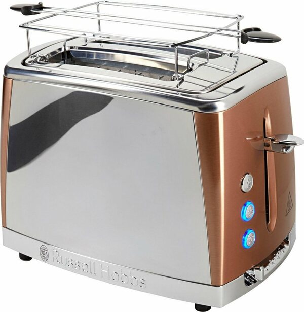 Bild 1 von RUSSELL HOBBS Toaster Luna Copper Accents 24290-56, 2 lange Schlitze, für 2 Scheiben, 1550 W