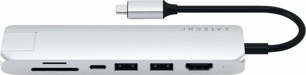 Bild 1 von Satechi Type-C Multi-Port Hub 4K Ethernet Slim Notebook-Adapter