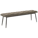 Mid.you Sitzbank, Beige, Textil, 3Sitzer, Füllung Polyurethan (Pur