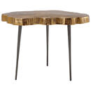 Bild 1 von Mid.you Beistelltisch, Schwarz, Gold, Metall, konisch, Rundrohr, 50x56x65 cm, Wohnzimmer, Wohnzimmertische, Beistelltische