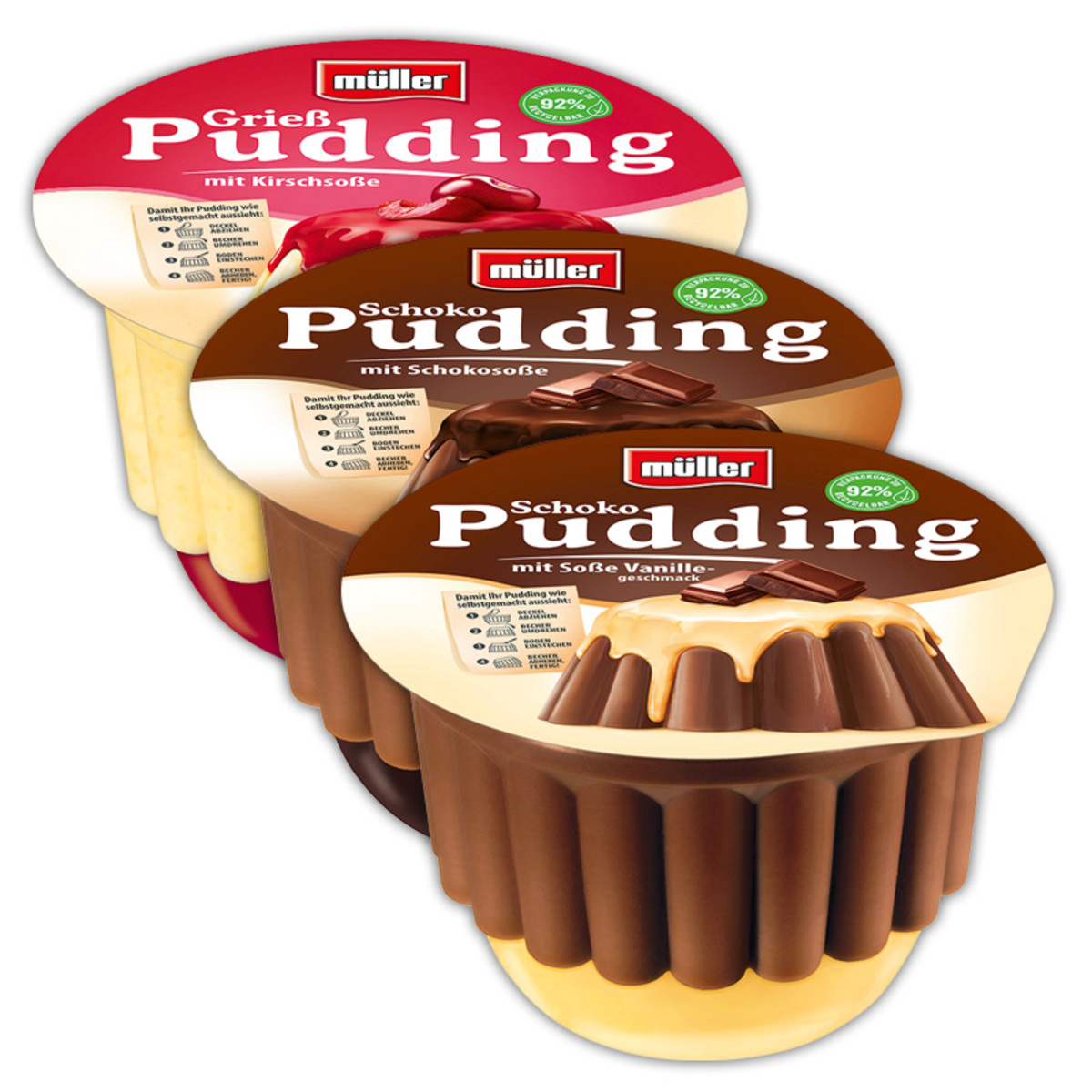 Bild 1 von Müller Pudding mit Soße
