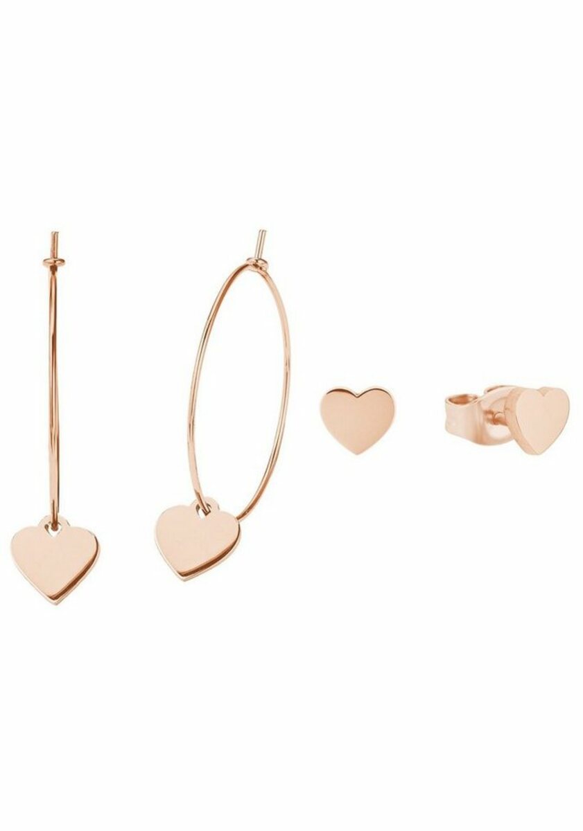 Bild 1 von Amor Ohrring-Set Herzen, 2027182 (Set, 4-tlg)
