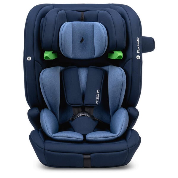 Bild 1 von Osann Kinderautositz Flux Plus ECE R 129 i-SIZE, Blau, Dunkelblau, Textil, Füllung: Polyester, 44x62x48 cm, ECE R 129 i-Size, 5-Punkt-Gurtsystem, abnehmbarer und waschbarer Bezug, höhenverstellbare